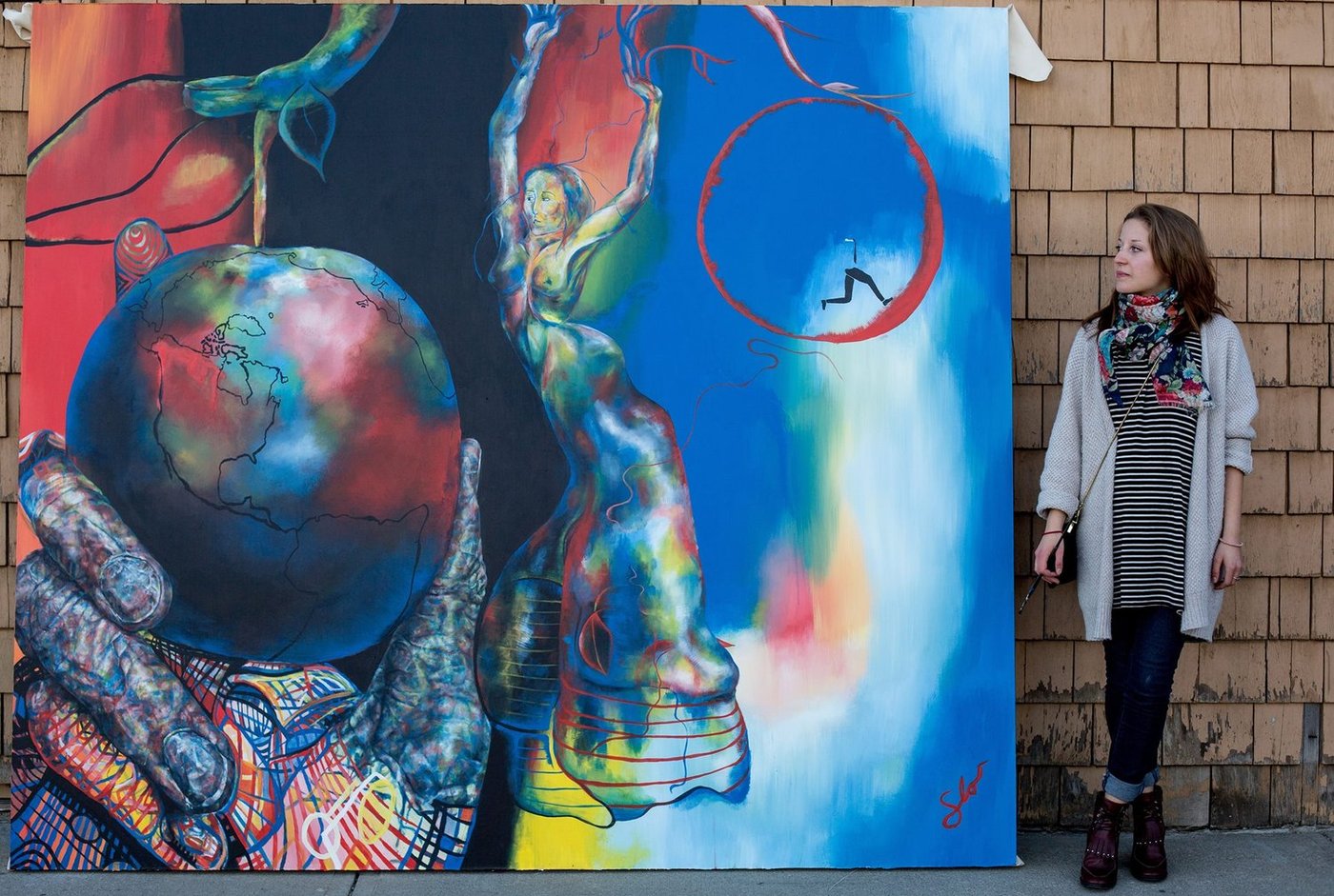 Victoria Square mural — downtown Calgary