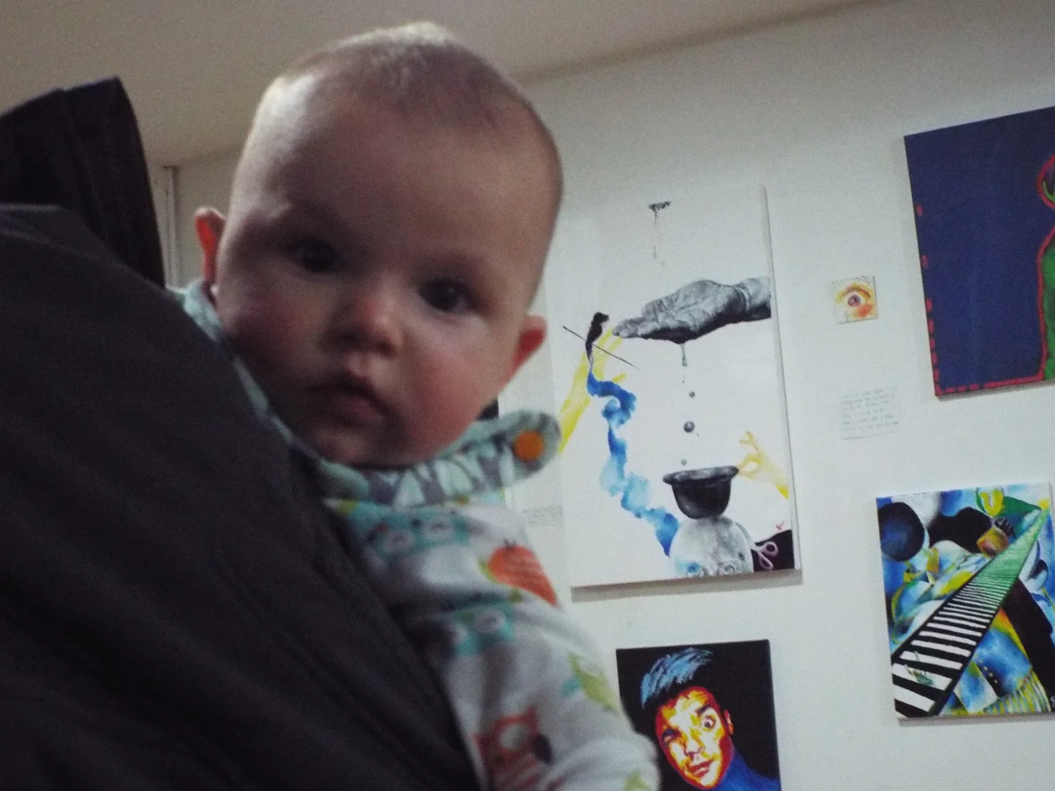 baby at the exhibition