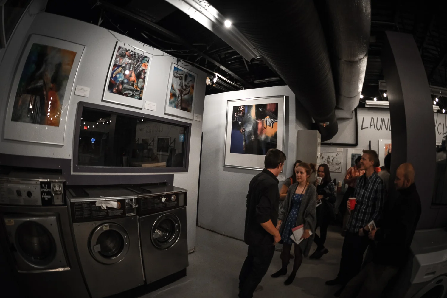 art displayed on the machines