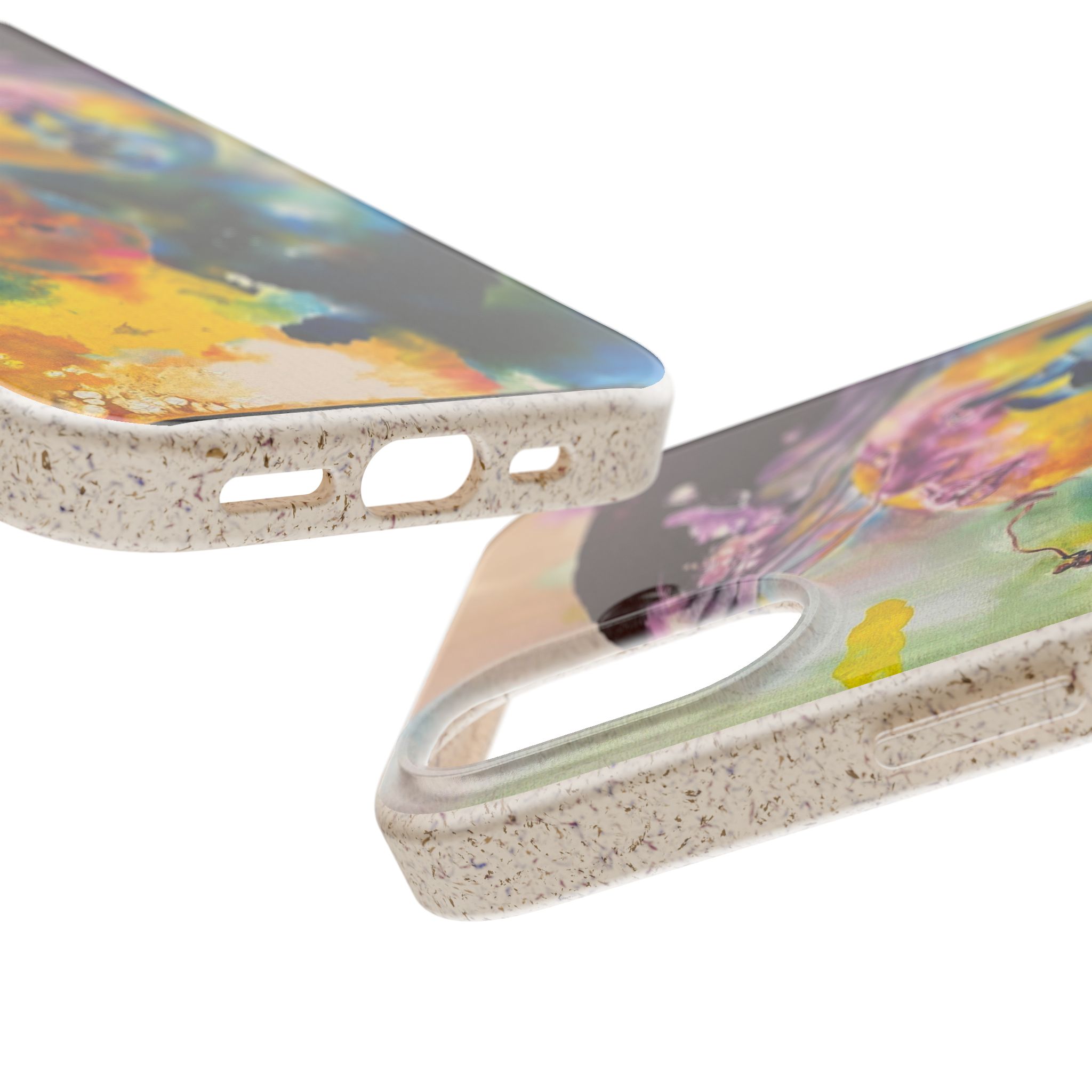 Art detail on phone case