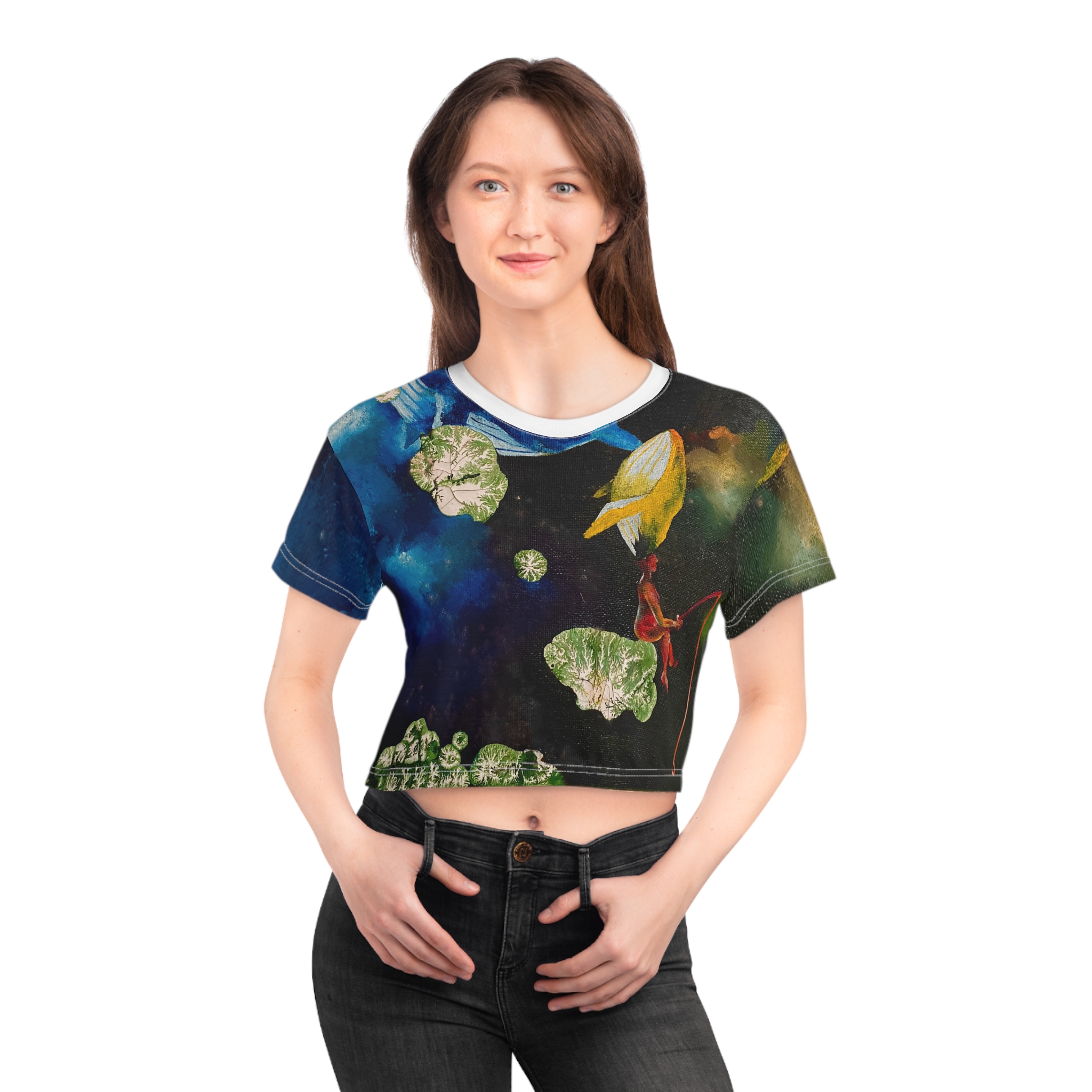 Embroidered item worn