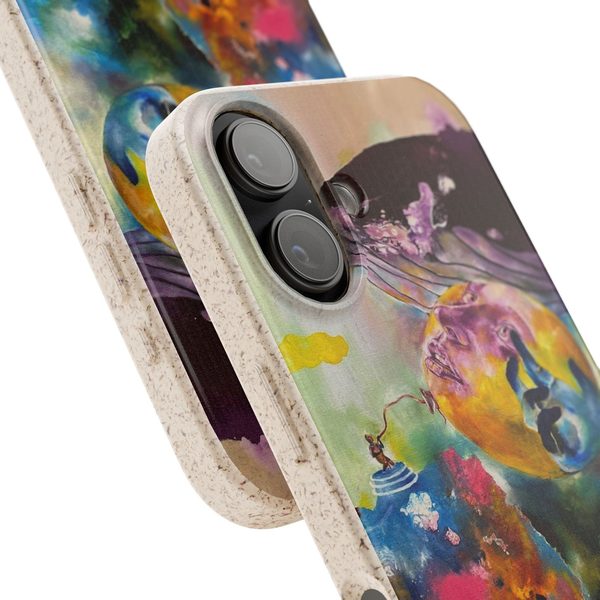 Art detail on phone case