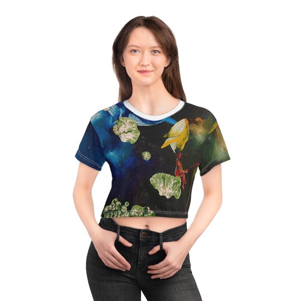 Embroidered item worn