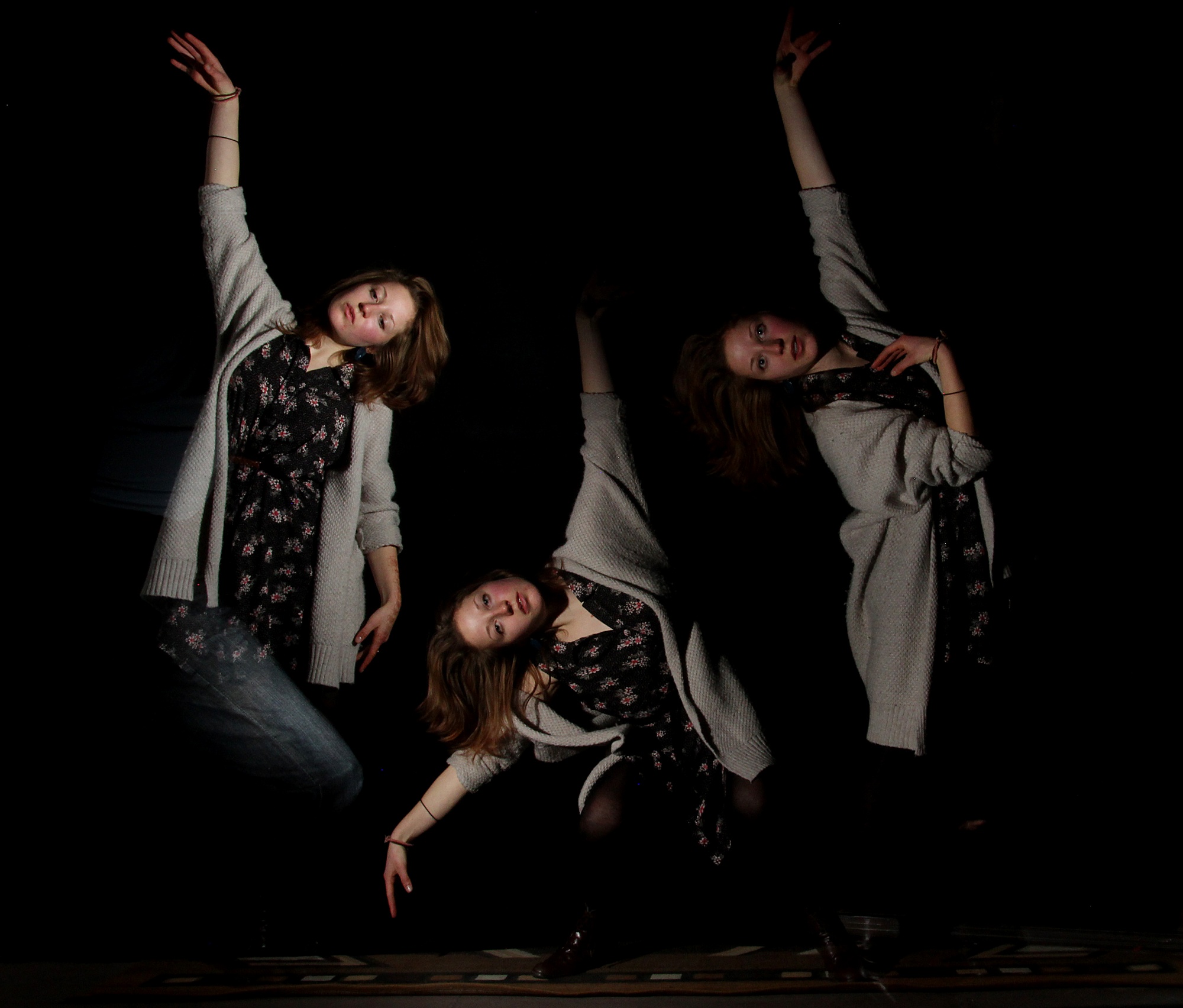 triple exposure composite — dancing in the dark gallery